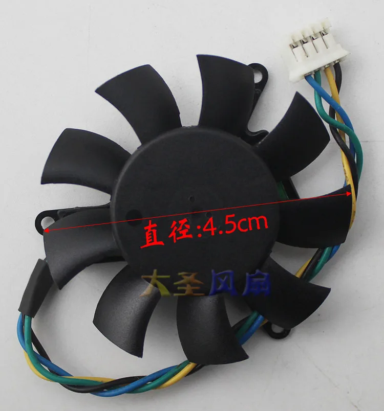 

for MAGIC MGT5012XR-W10 DC12V 0.19A 4Lines Diameter 45MM Pitch 39MM pwm for Graphics Video Card cooling fan