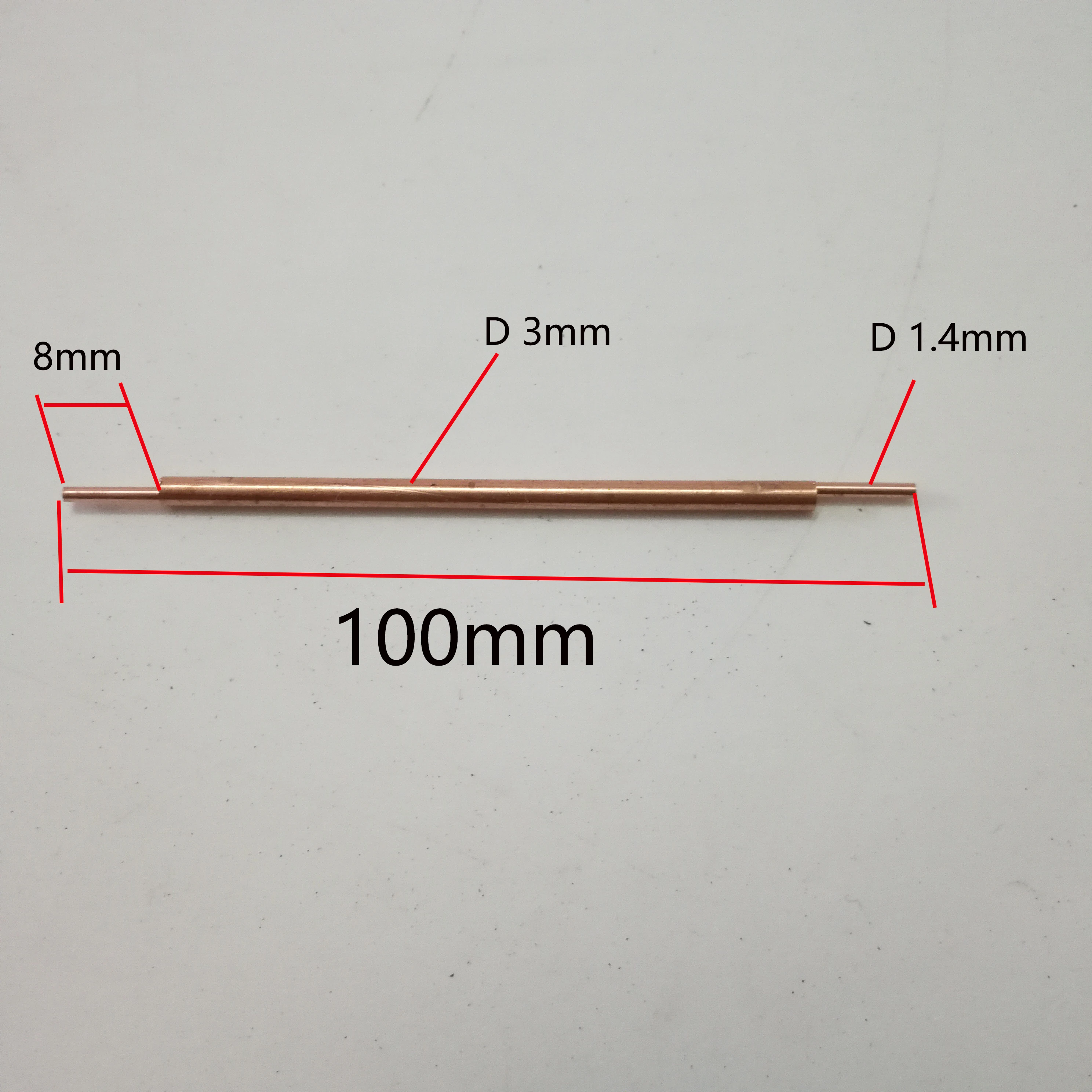 50 шт./лот D3x100 мм, глинозем, медь, электрод для точечной сварки, сварочный штифт, игла, ножки, головка для батареи 18650, аппарат для точечной сварки