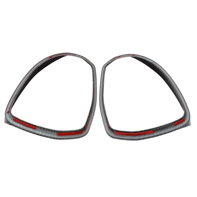 Carbon Fiber Car Side Rearview Mirror Rain Eyebrow Trim For Mercedes-Benz C-Class W206 C200L C260L 2022