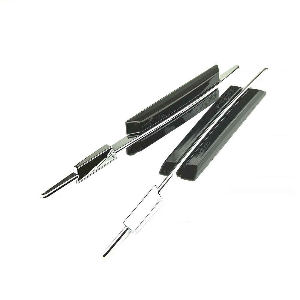 2 قطعة LED الديناميكي بدوره إشارة مؤشر ضوء الجانب ماركر مصباح صالح لسيارات BMW E60 2004-2010 BMW سيدان 4D أضواء العنبر