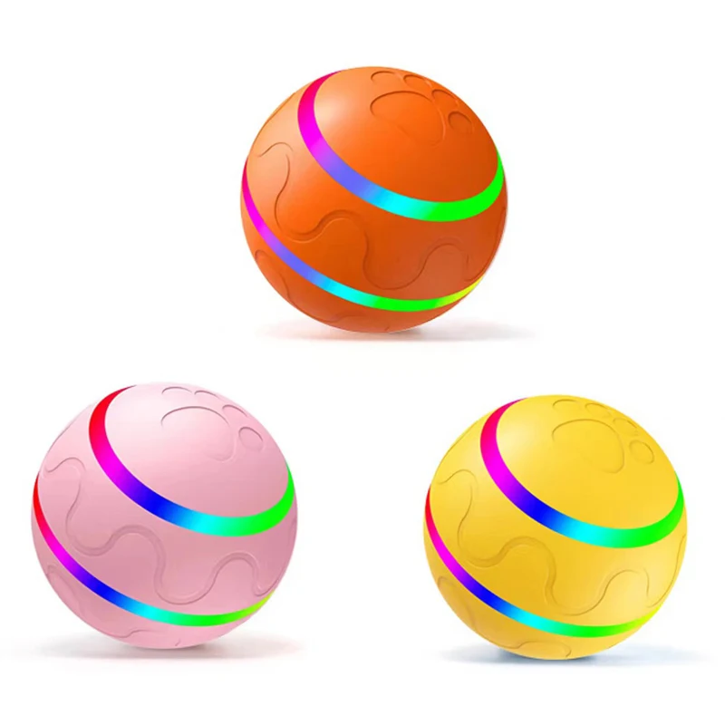 

New bite resistant pet toy automatic dog cat toy ball electric smart ball