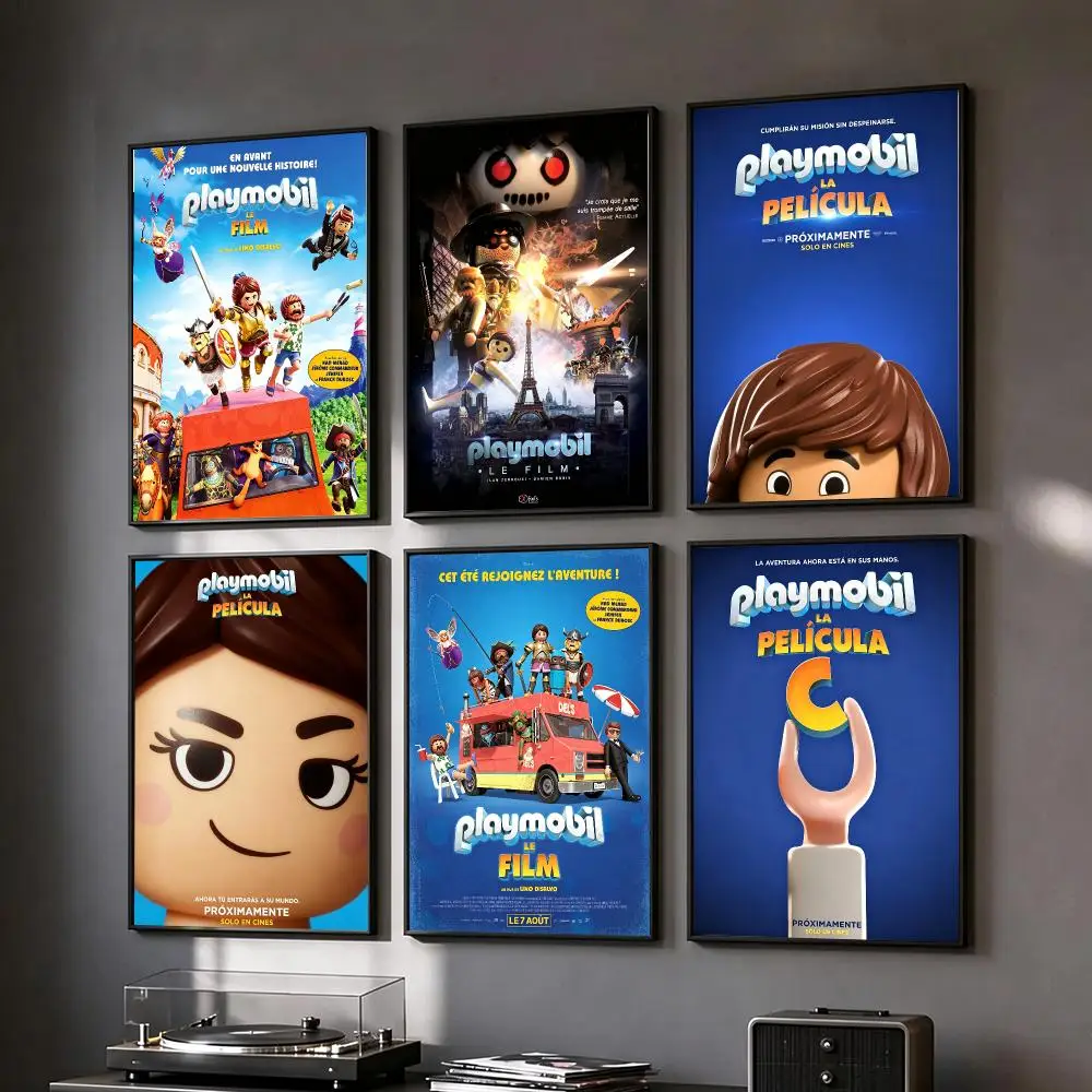 popular Playmobil Poster Poster HD Printing Vintage Luxe Home Decor Wall Art for the Living Rooms Entryways Gift