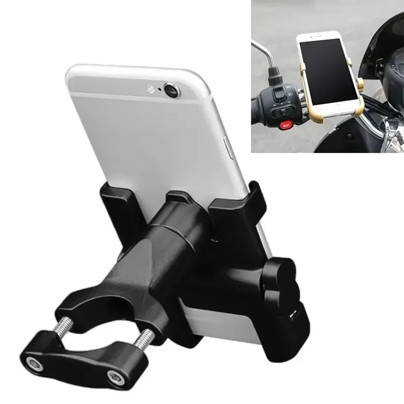 Price Motorcycle Handlebar Aluminum Alloy Phone Bracket Suitable for 60-100mm Device