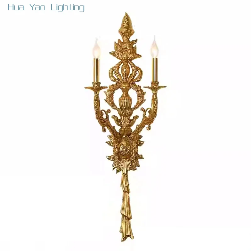

Empire Royal Brass Wall Lamp Vanity Brass Classical Decor Wall Sconce Aged Copper Wall Lights