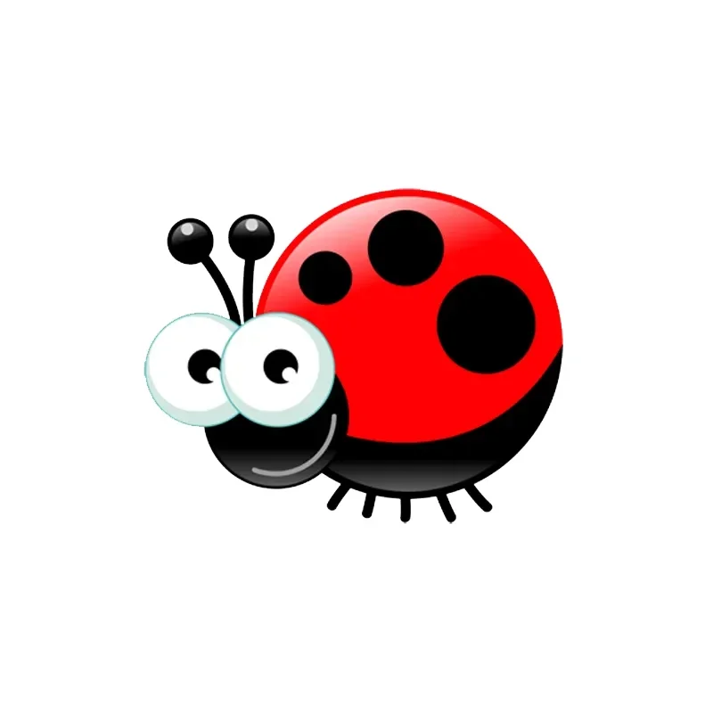 Cute Cartoon Ladybug Car Decals Waterproof Vinyl Stickers Auto Exterior Accessories