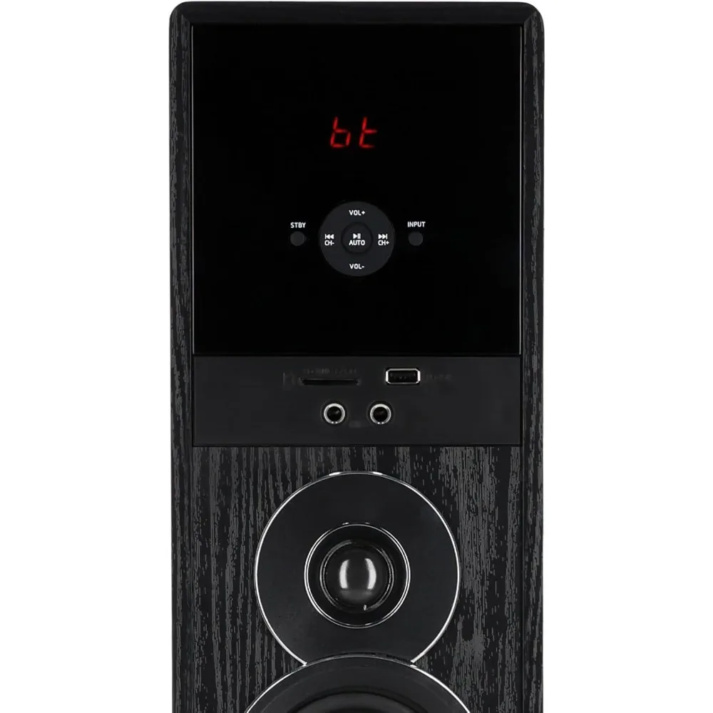 نظام مكبر صوت برج المسرح المنزلي 1000 وات يعمل بالبلوتوث USB SD FM مع جهاز تحكم عن بعد للكاريوكي - تصميم مبتكر #3