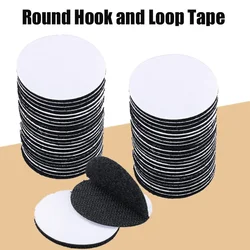 5-30Pcs Self Adhesive Hook and Loop Fastener Tape Round Dot 50/60mm Nylon Fixed For Bed Sheet Sofa Mat Carpet Anti Slip Stickers