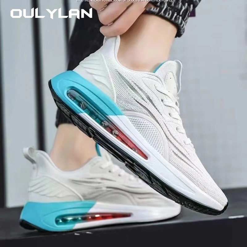 

Light Air Cushion Runnin Shoes for Men Mesh Sneakers Mens Outdoor Athletic Sorts Shoes Gym Jogging Shoes Zapatillas De Deporte