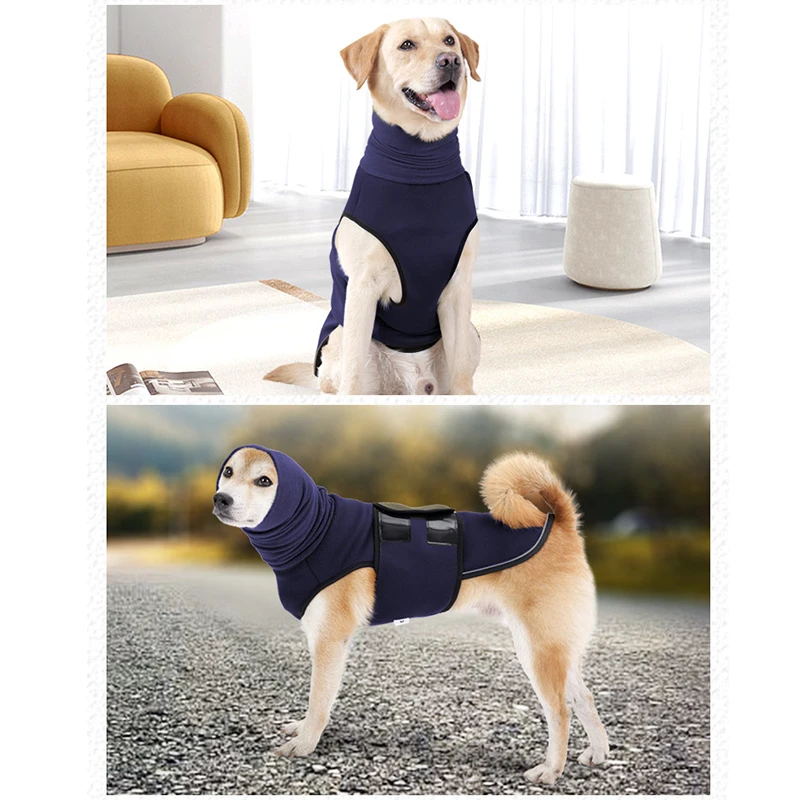 Dog Anxiety Vest Pet Dog Anxiety Jacket Reflective Vest For Small Medium Large Dog Clothes Shirt Pets Accessories XS-3XL