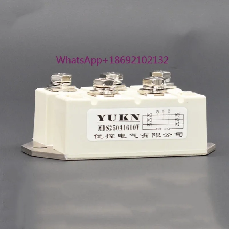 MDS250A1600V Induction Cooker Heating Furnace Three-phase Rectifier Bridge Module MDS250A Commercial Stove Rectifier