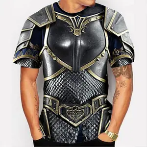 Unisex Graphic Armour 3D-Druckt-Shirt, Herrenkleidung, großes T-Shirt, Sommer, lässig, Kurzarm, Rüstung 10 Hauptverkaufshemdrüstung - №9