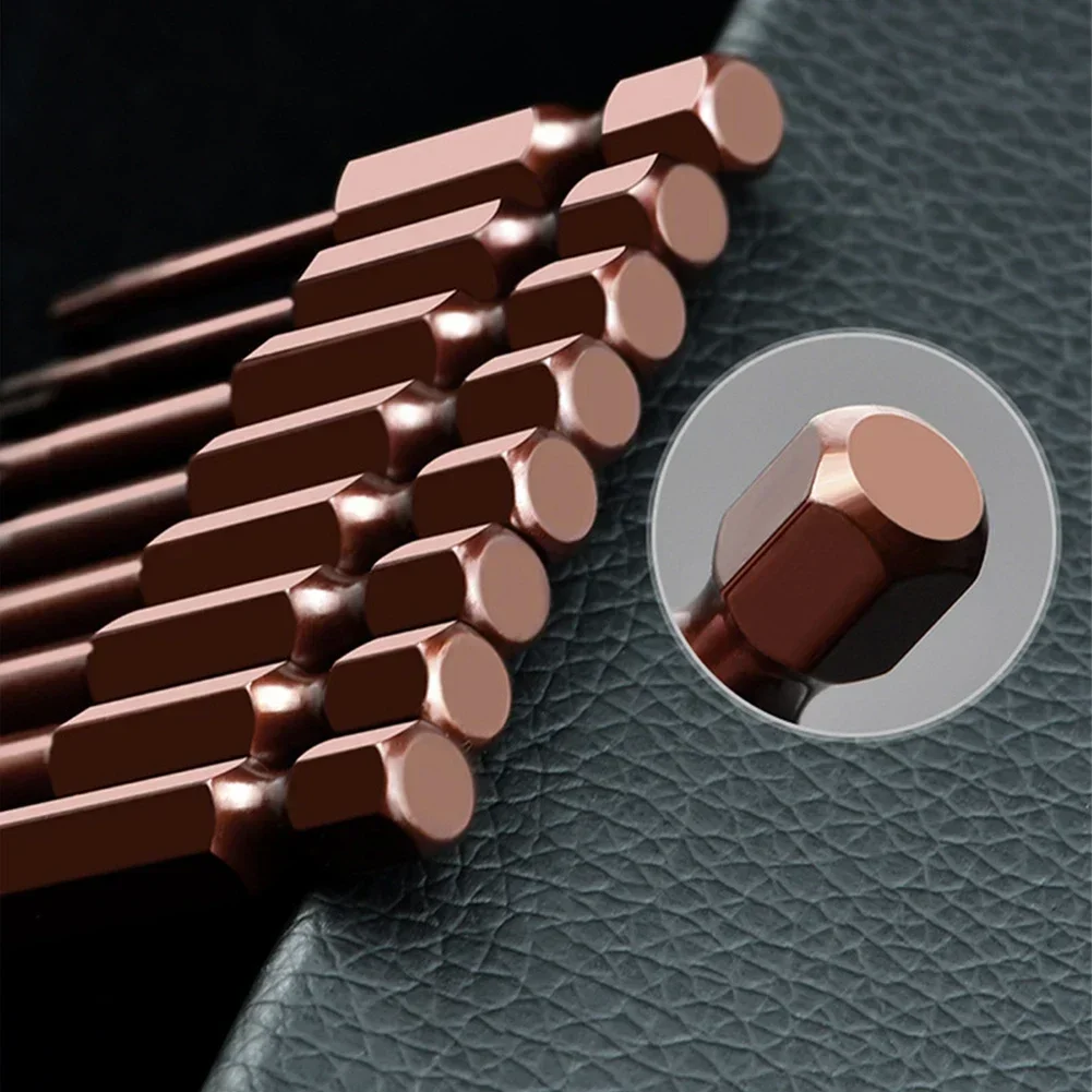 7pcs Hexagon Screwdriver Bits Electric Screwdriver Bits Set 150mm Extended Hex Screwdriver Head H1.5 H2.0 H2.5 H3.0 H4.0 H5.0 H6