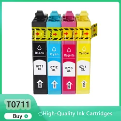 T0711 T0711 T0712 T0713 ink cartridge for Epson Stylus SX110 SX215 SX218 SX400 SX405 SX410 SX415 SX510W SX515W DX7400 printer