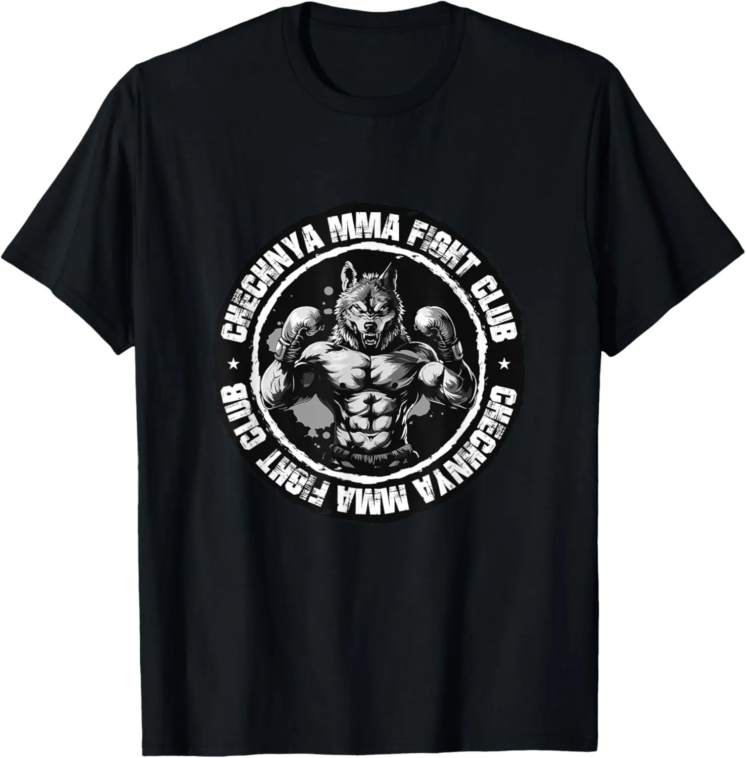 Chechnya MMA Fight Club | Chechen Martial Arts Sports T-Shirt