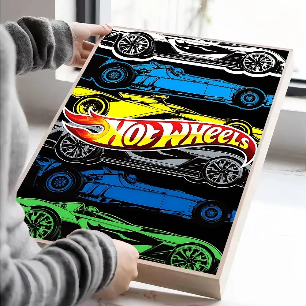 Super Car H-hot W-wheels Good Quality Prints and Posters Whitepaper Prints Posters Artwork Wall Decor