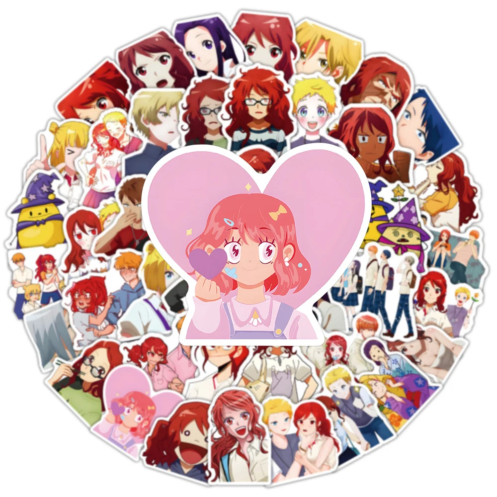 10/30/50pcs Romance Killer Anime Stickers Girls Anzu Hoshino Stickers Laptop Skateboard Luggage Hijiri Koganei Kazuki Decal Toys