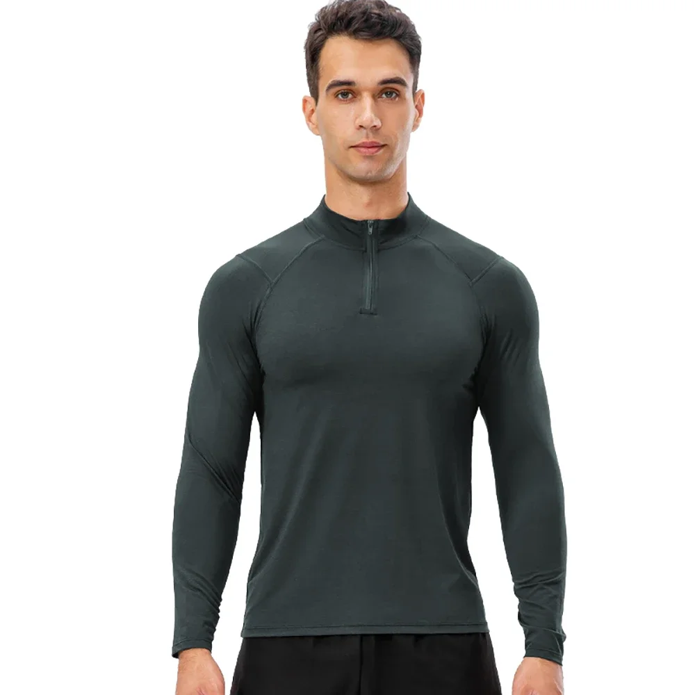 

Men Compression Shirt Quick Dry Long Sleeve Underwear T-shirt Running Gym Fitness joggers Sportswear Rash Guard MMA