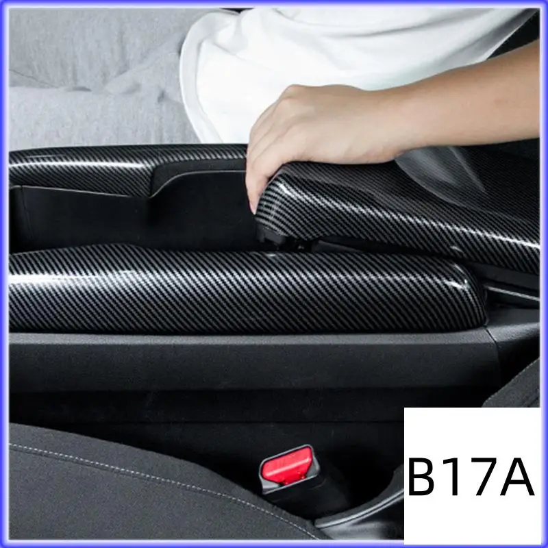 

BT-Armrest Box Protective Covers Carbon Fiber Car Central Armrest Decorative Modification For Honda Civic 10Th 2016 2017 2018 20