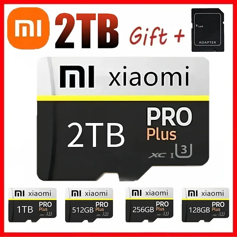 Xiaomi Memory Card Driving Recorder 2TB 1TB 128GB Micro SD Memory Card for Mobile Phone Earphone Speaker HD Camera Game Switch