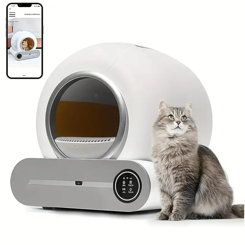

Wholesale Extra Large Easy Clean App Wifi Touch Control Intelligent Smart Self Cleaning Automatic Cat Toilet Litter Box