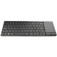 Rii-Teclado inalámbrico K22S con Bluetooth, miniteclado recargable con panel táctil multitáctil, Compatible con PC, Mac, portátil, Windows