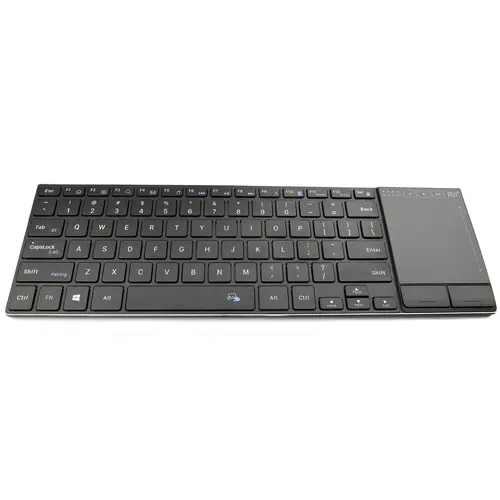 Rii-Teclado inalámbrico K22S con Bluetooth, miniteclado recargable con panel táctil multitáctil, Compatible con PC, Mac, portátil, Windows