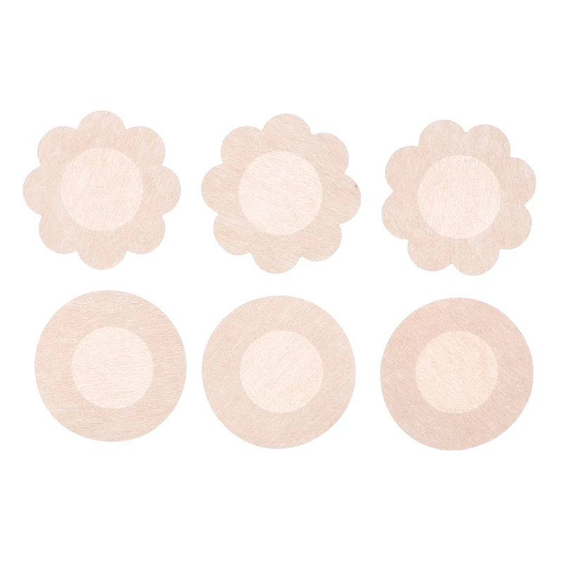 10pcs Women's Invisible Breast Overlays on Bra Nipple Stickers Chest Stickers