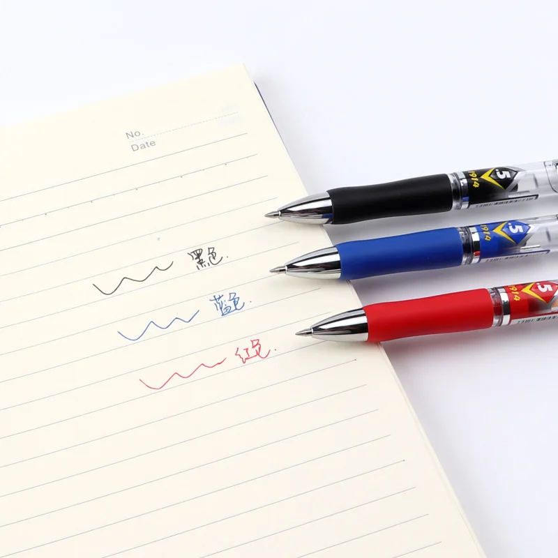 BAOKE PC1914  0.5mm Retractable Gel Pen Office Pen 12pcs