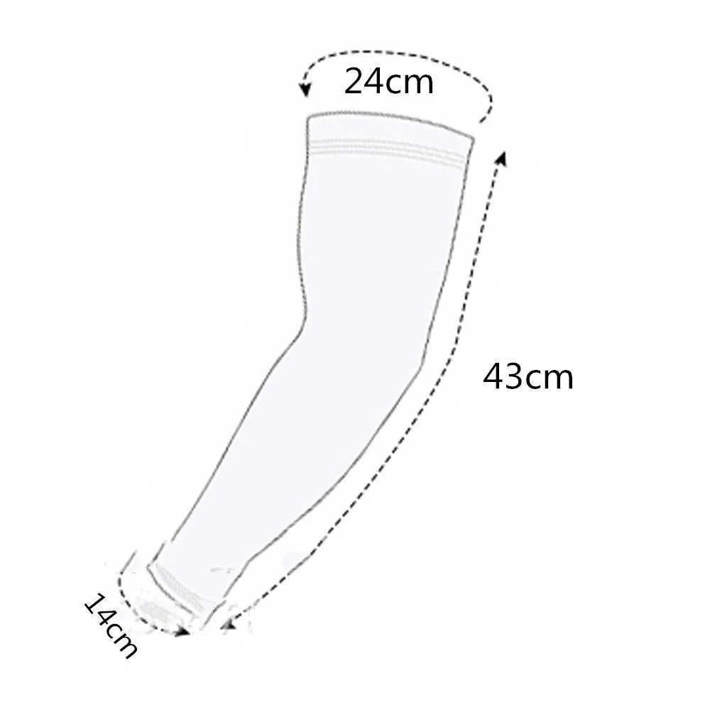 Upgraded Version Ice Silk Arm Covers Cooling Anti Slip UV Protection Sleeves Breathable Durable Sun Protection Sleeves Outdoor
