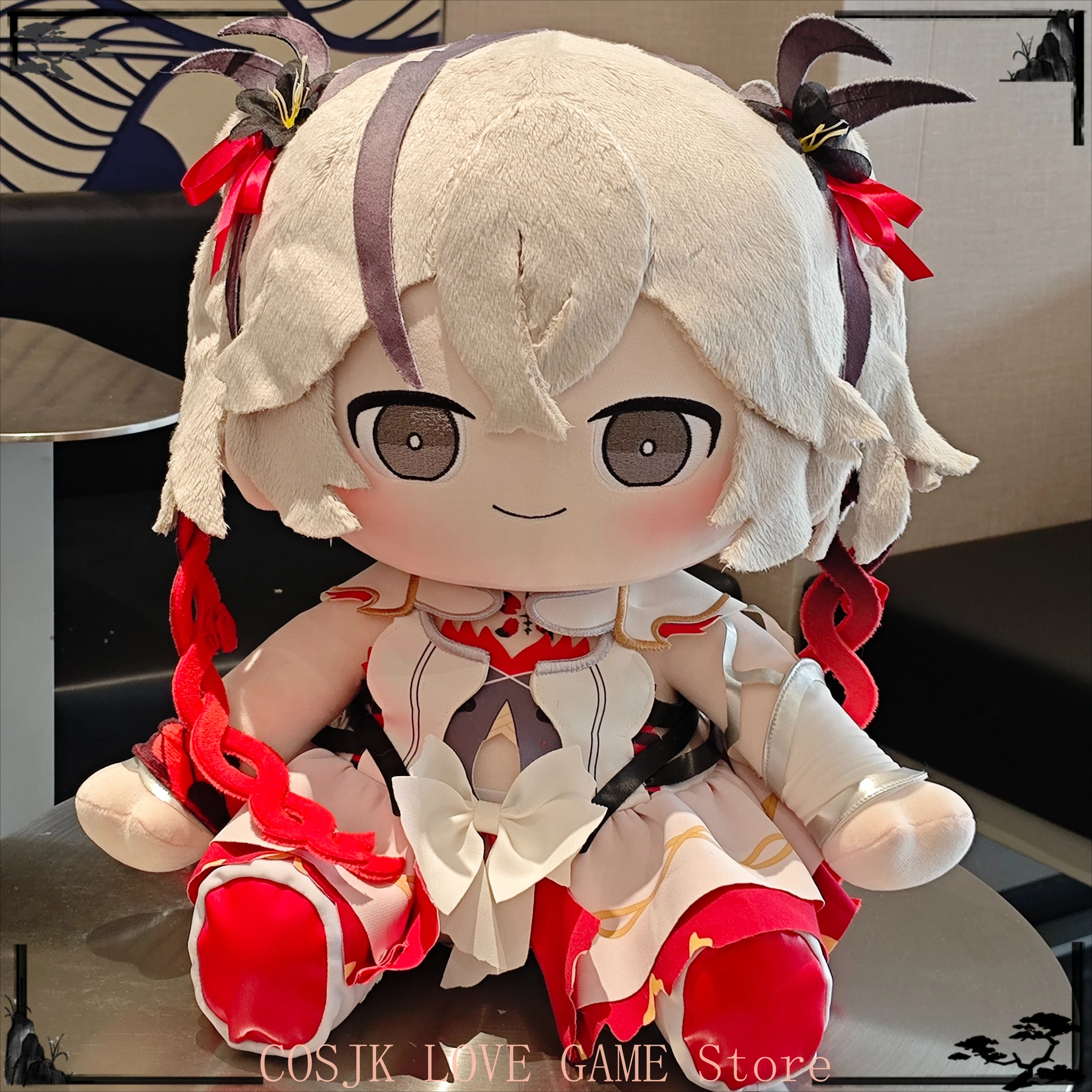 

Original GAME Camellya Wuthering Waves Kawaii Soft Sitting Posture Model Maumet Change Clothes 40CM Plushie Pillow Xmas Gift