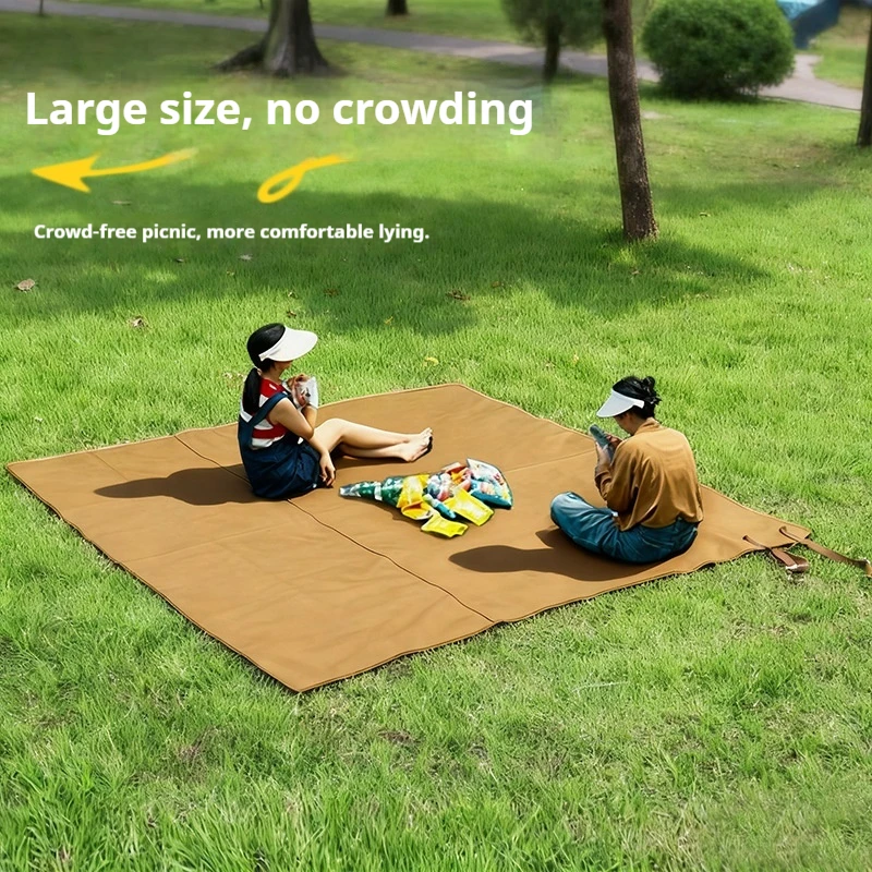 Thickened waterproof and moisture-proof mat, wear-resistant Oxford cloth tent mat, outdoor camping beach picnic mat