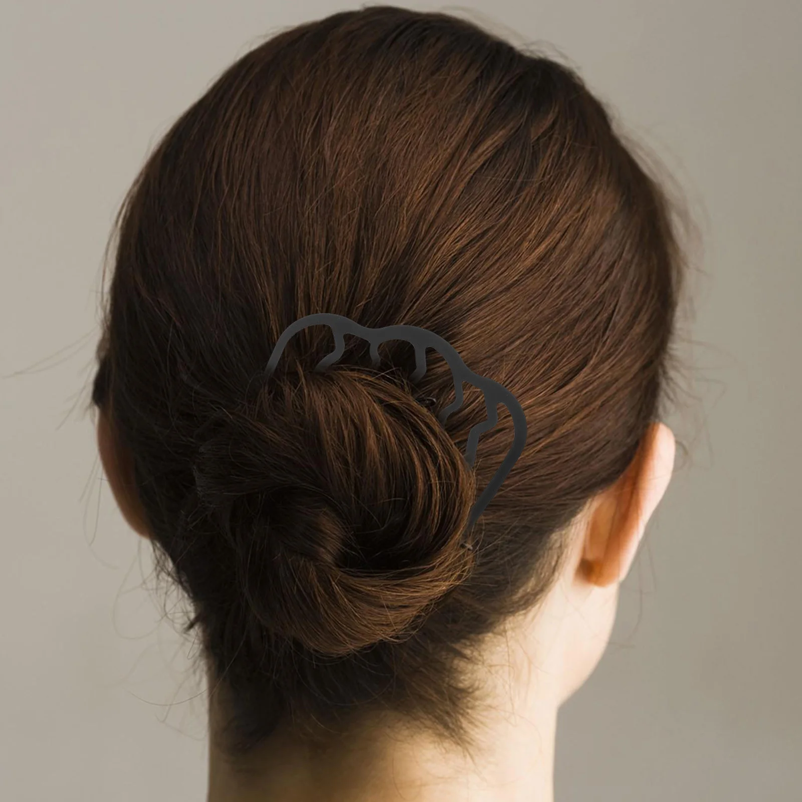 

2pcs Side Metal Headdress For Women Hair Fork Metal Headdress Long Thick Hair Styling Accessory