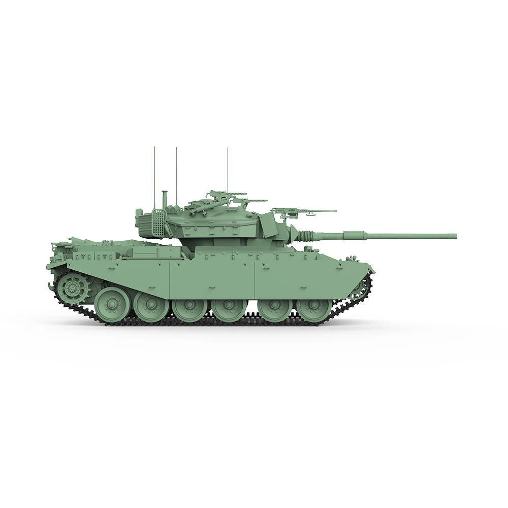 SSMODEL SS72804 1/72 Israel Kal Gimel Main Battle Tank 25mm Military Model Kit 3D Printed Resin