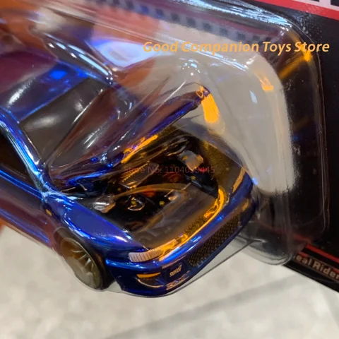 Original 1/64 Hot Wheels Red Line bilmodell RLC 1998 Subaru Impreza 22B-STi version begränsad samlarrumsprydnad leksakspresenter 8 best sales Hot Wheels Subaru WRX STI - №5