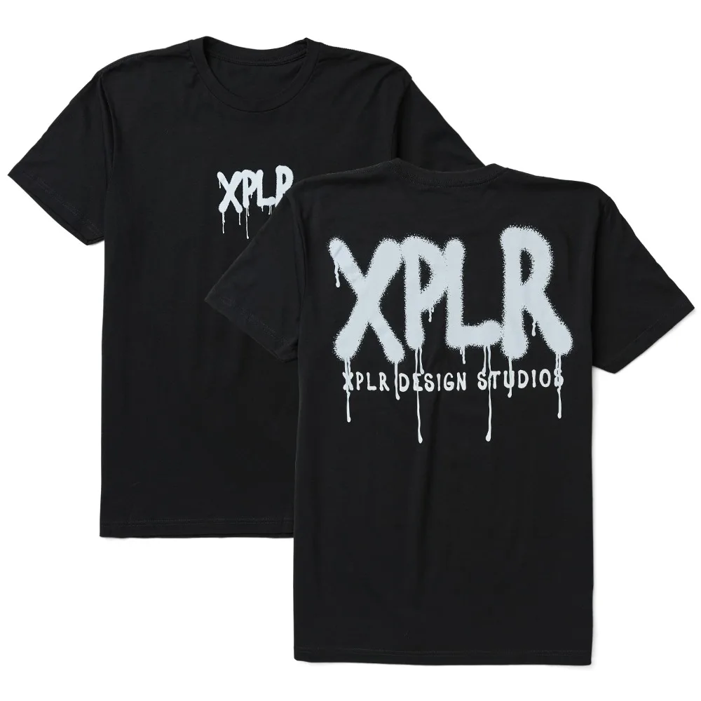 XPLR Sam and Colby Grafitti Merch T-Shirt Unisex Short Sleeved T Shirt Casual Tee