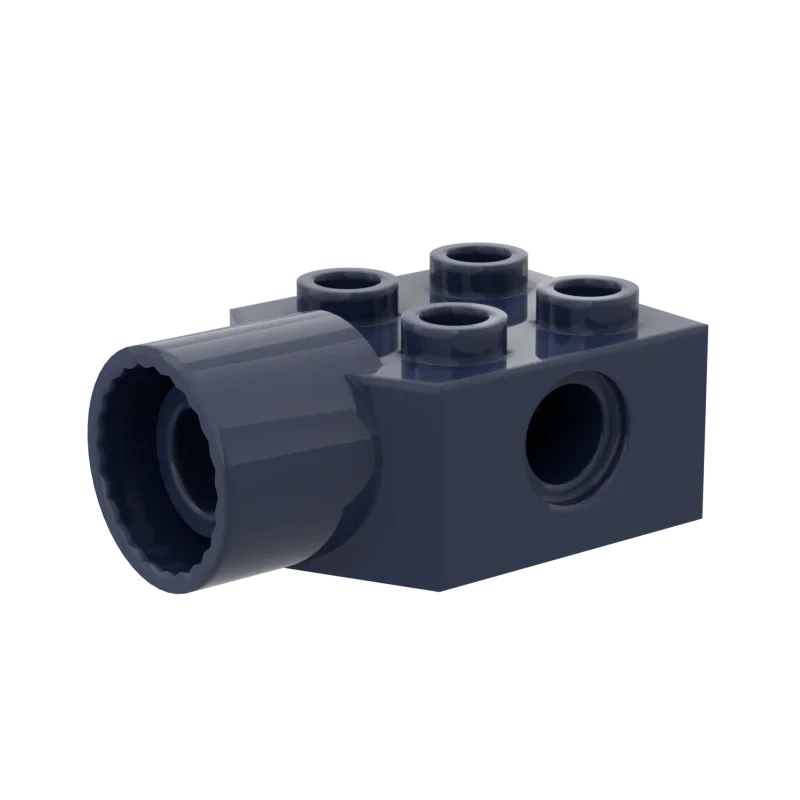 MOC 10 قطعة جزء الطوب 48169 تعديل 2x2 مع ثقب الدبوس اللبنات المقبس المشترك لعبة الجسيمات التعليمية هدية عيد ميلاد طفل