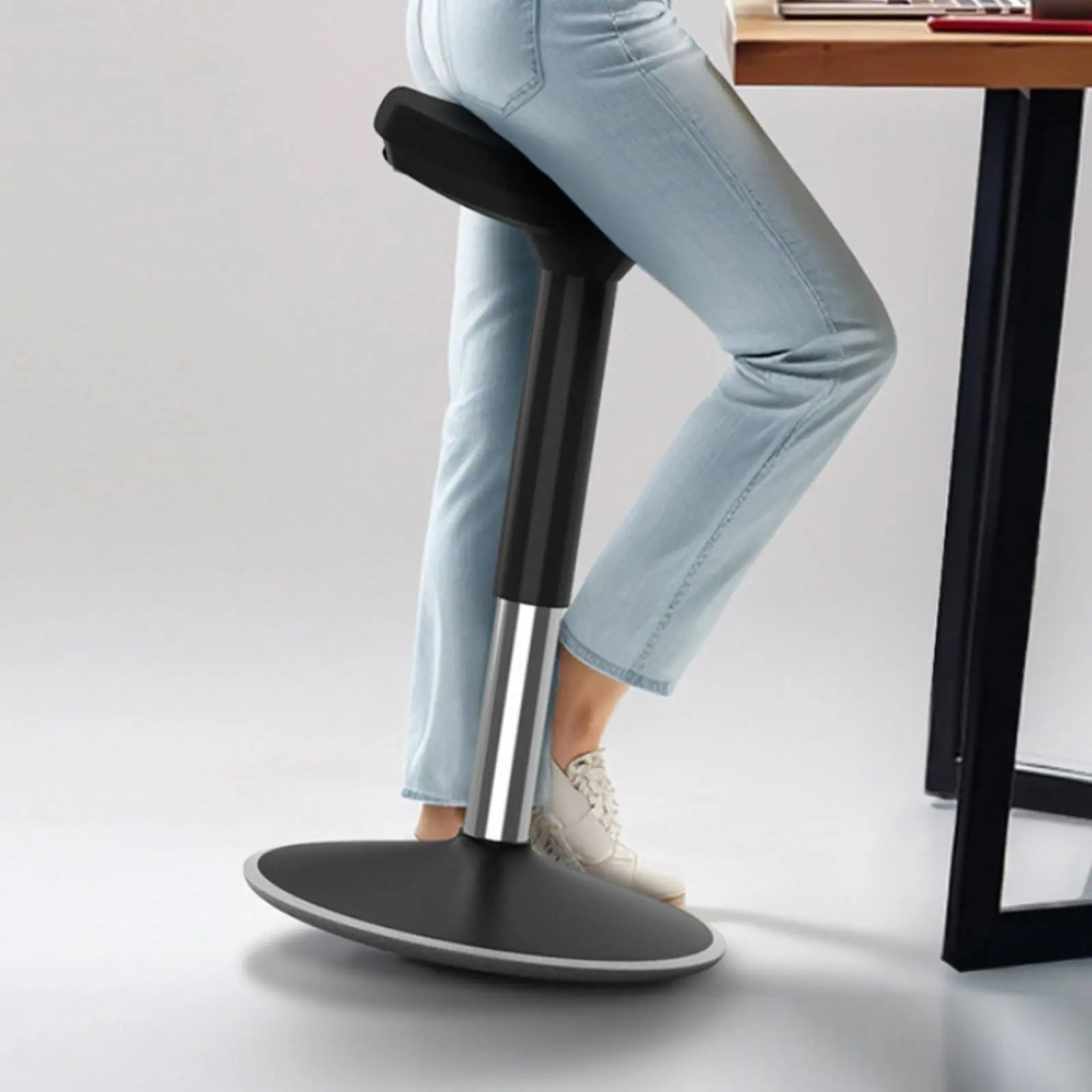 Picture 4: Saddle Stool Comfortable Long Sitting Saddle Seat Stool for Office, Home