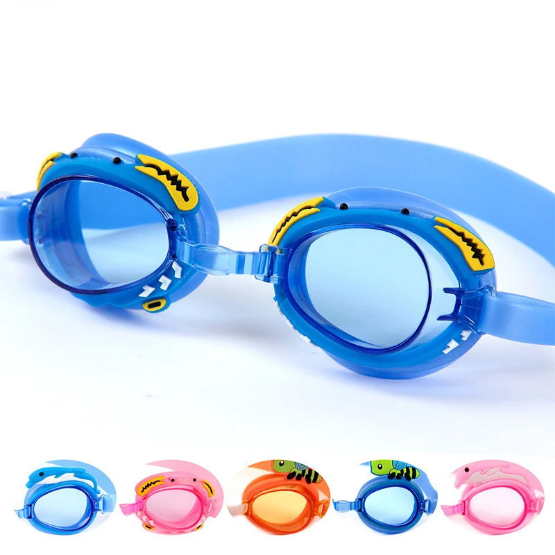 

Swimming Goggles Cartoon Kids Boys/girls Waterproof Anti-fog Flat Swimming Goggles Factory Wholesale