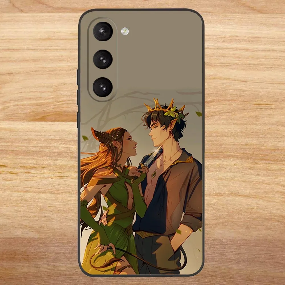 The Cruel Prince Jude And Cardan Phone Case For Samsung S23,23,22,30,21,10,9,Note20 Ultra,Lite,Ultra,5G,Plus,FE,Black Soft Case