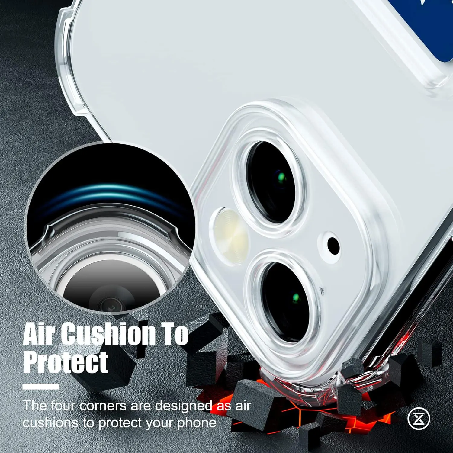 Hülle für iPhone 17 16 15 Pro Max, klare Abdeckung, weiche TPU-Brieftasche mit Kartensteckplatz, stoßfest, für iPhone 17 Air 14 Plus 13 12 11 – Detail 8