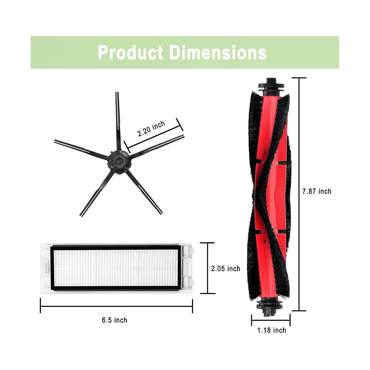 Per Q5 Q5 + Robot aspirapolvere spazzola laterale principale filtro Hepa pezzi di ricambio di ricambio