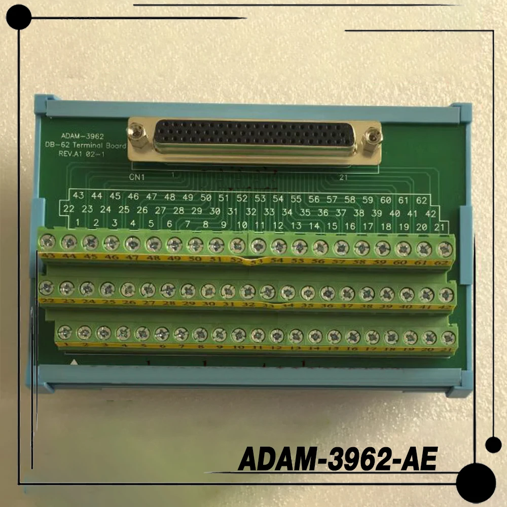 ADAM-3962 For Advantech Rail Mounted DB62 Terminal Block ADAM-3962-AE