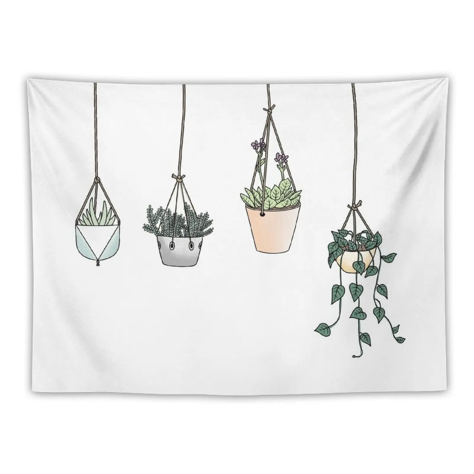 

New Hanging Plant Aesthetic Tapestry Wallpaper Tapestry Wallpapers Home Decor