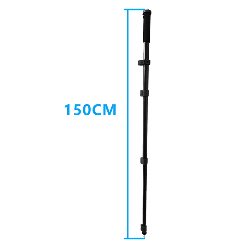 Poteau de centrage télescopique portable, 47 à 150cm, RTK, GPS, arpentage, le plus récent, alliage d\'aluminium, poids léger