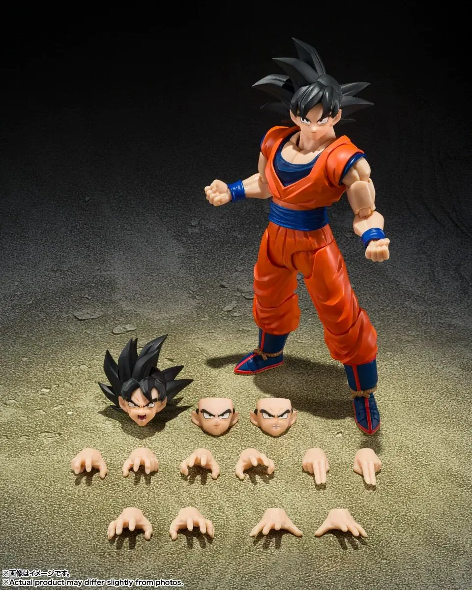 

Original Bandai Shf Figuarts Dragon Ball Z Good Saiyan Son Goku Kakarot Articulated Collectible Anime Action Figure Toy For Fans