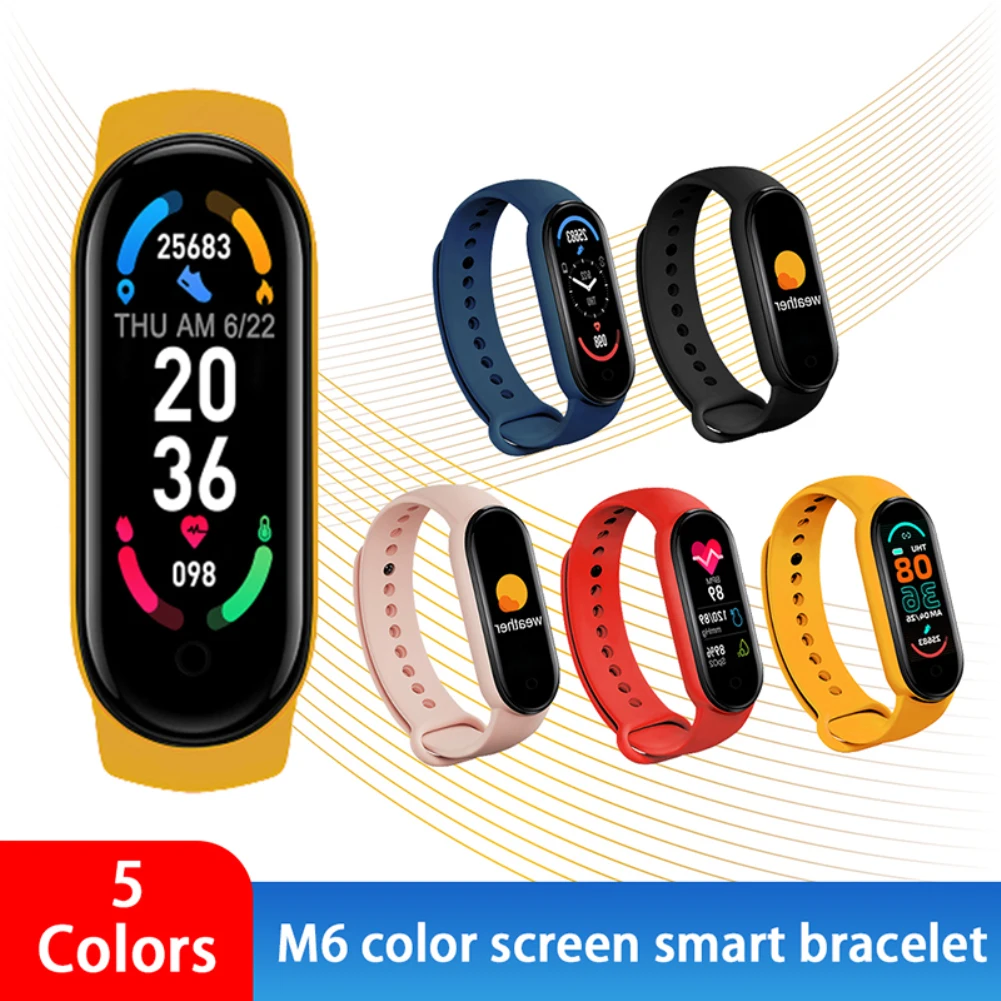 1~5PCS Smart Bracelet Watch Fitness Tracker Heart Rate Blood Pressure Monitor Color Screen Smart Bracelet For Man And Woman