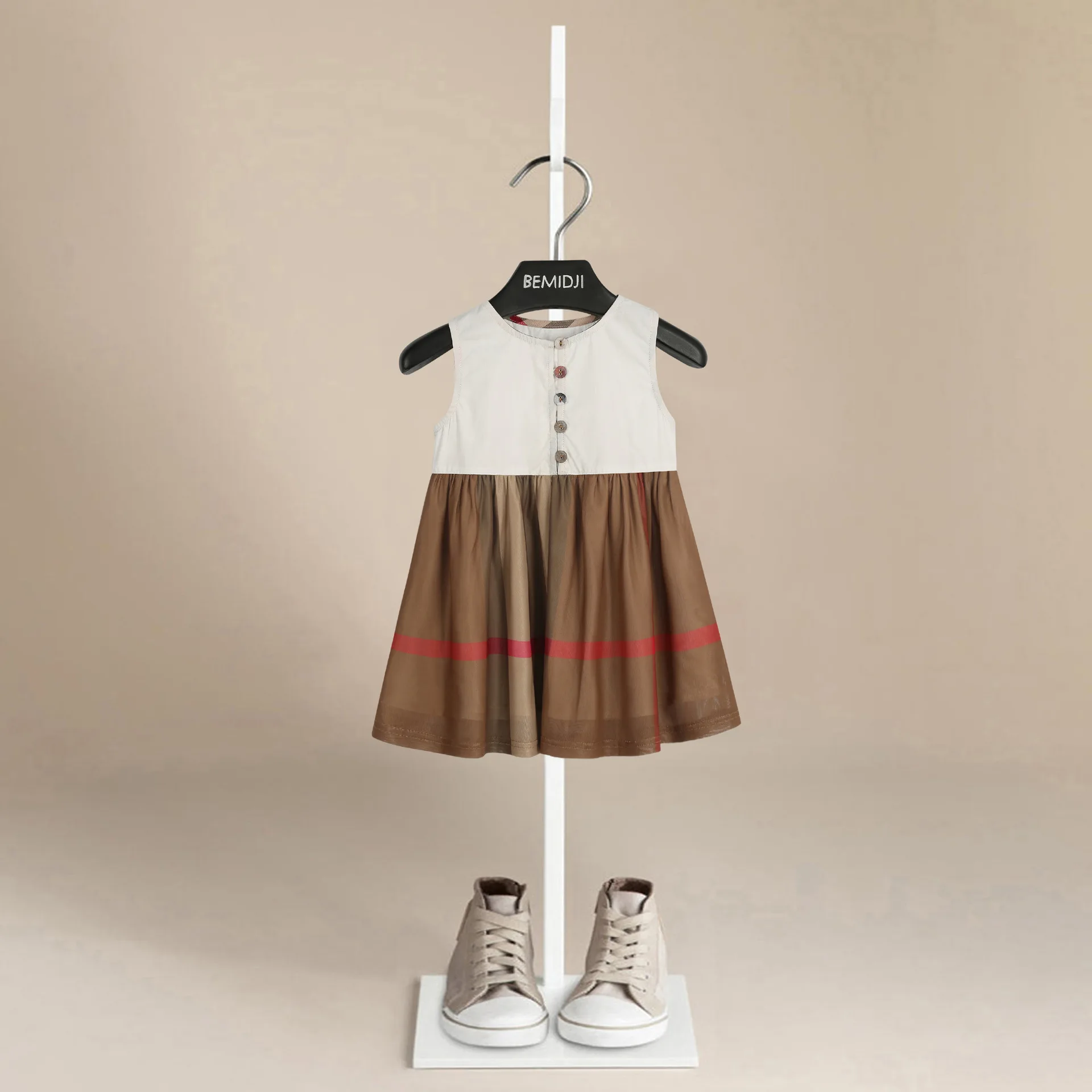

Kids Dresses for Girls Cute Casual Tank Dress Baby Girls Kawaii Summer Dress Toddler Girl A-line Dress Vest Sleeveless Mesh