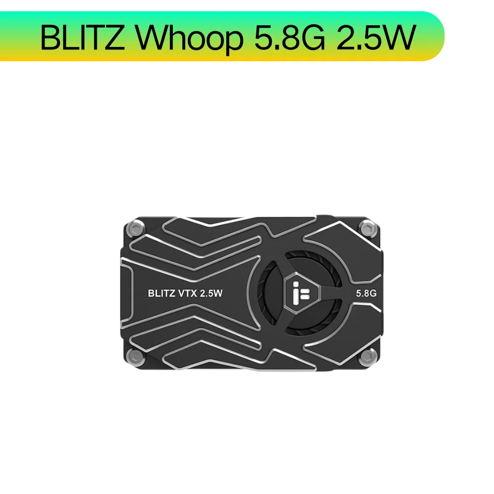 iFlight BLITZ Whoop 5.8G 2.5W VTX 40CH Raceband Built-in Microphone CNC Shell Cooling Fan 2-8S 25.5X25.5mm for RC FPV Long Range