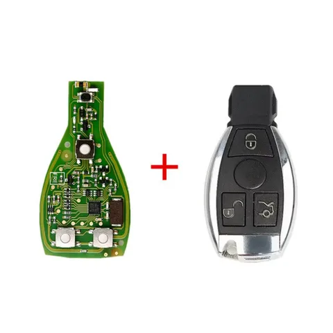 НЕТ логотипа VVDI BE Key Pro Улучшенная версия для Mercedes Benz Smart Key Shell 3/4 Кнопка 315/433 МГц Можно заменить жетон MB BGA