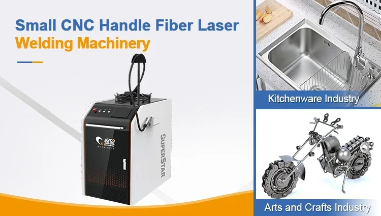 1000w 1500w fiber optic sheet metal cleaning equipment portable  welding machine